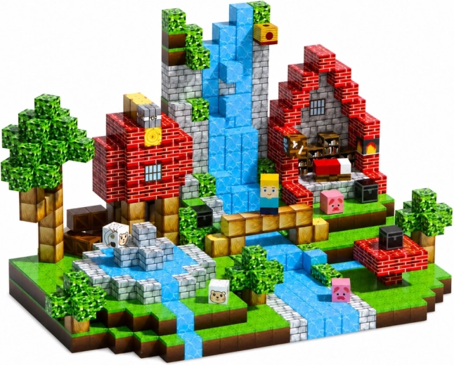 Pikselirani fantasy motiv za kreativne scenice