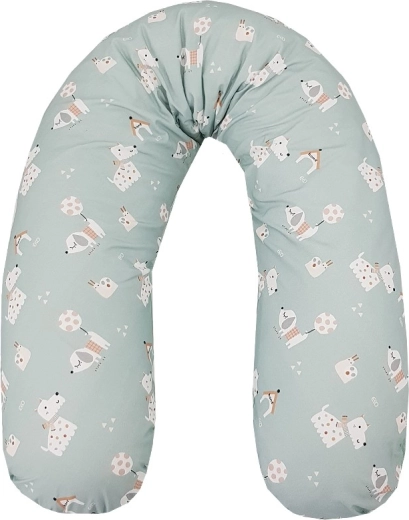 EKO jastuk za dojenje Dogs Mint 180 cm