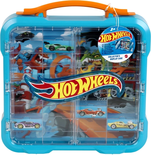 Hot Wheels kolekcionarska vitrina za autiće s osvijetljenim logotipom