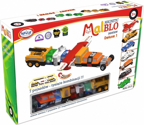 MalBlo Magnetic Deluxe – magnetske građevne setove vozila