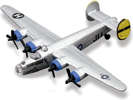 Maisto Fresh Metal Tailwinds avion B-24 Liberator srebrni