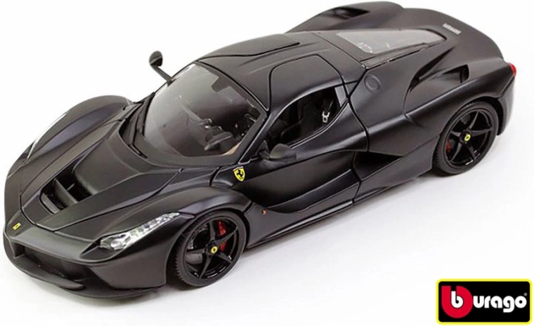 Bburago Ferrari LaFerrari mat crna 1:18
