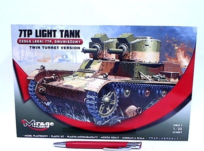 Mirage Hobby laki tenk 7TP s dvije kupole – plastični model za sastavljanje