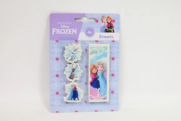 Set gumica za brisanje Frozen – 4 kom