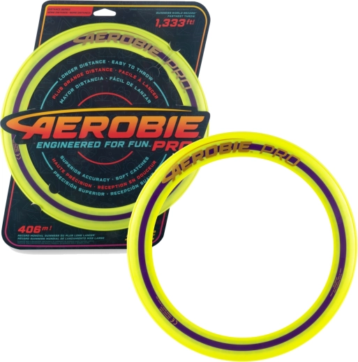 Aerobie Pro bacački obruč Spin Master žuti 33 cm