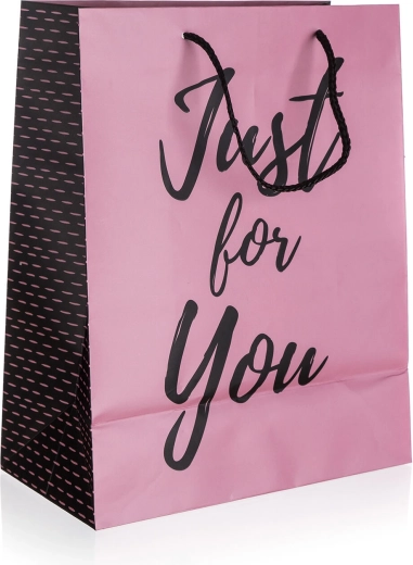 Poklon-vrećica Just For You Pink L 26 × 32 × 13 cm