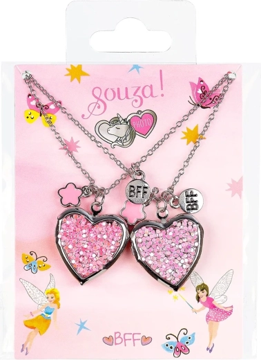 Souza! Poklon set ogrlica BFF Heart2 sa srcem - 2 kom.
