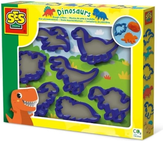 SES kalupi za tijesto i plastelin – dinosauri