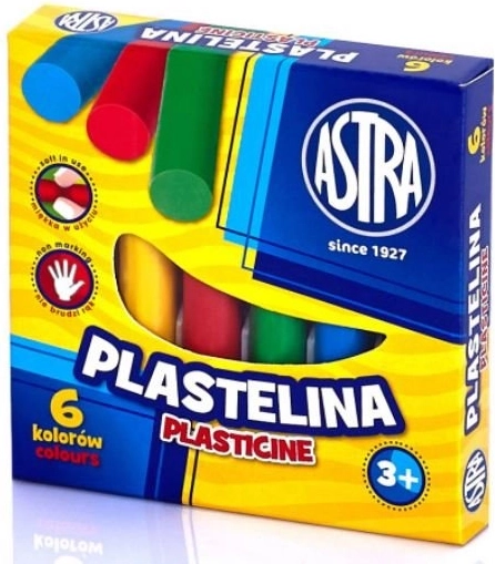 Plastelin ASTRA – set od 6 boja