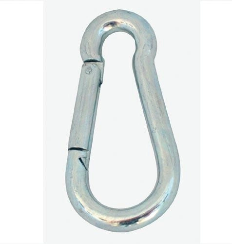 Karabiner čelični 80 × 8 mm, pocinčan (10 kom)