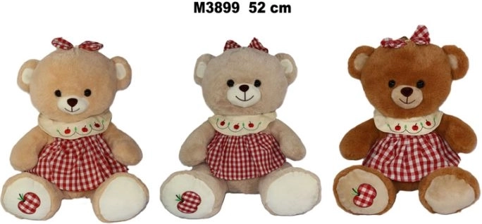 Teddy Bear in a Dress 52 cm - 1 piece