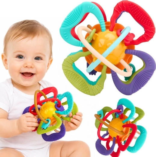 Woopie Baby senzorička loptica – grickalica za bebe