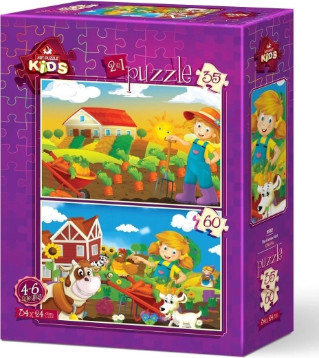 Puzzle Farmerica 35 + 60 dijelova