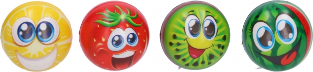 Lopta s voćnim motivom 10 cm