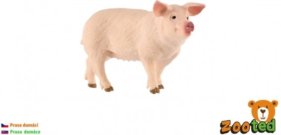 Plastična figurica domaće svinje 10 cm