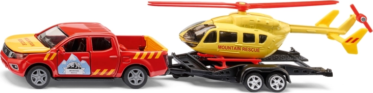 Siku Super gorska spasilačka služba Nissan Navara s helikopterom