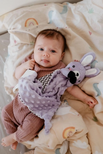 Umirujuća minky s 3D točkicama