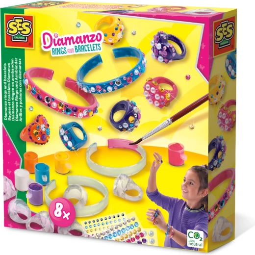 SES Creative Diamanzo prstenje i narukvice kreativni set