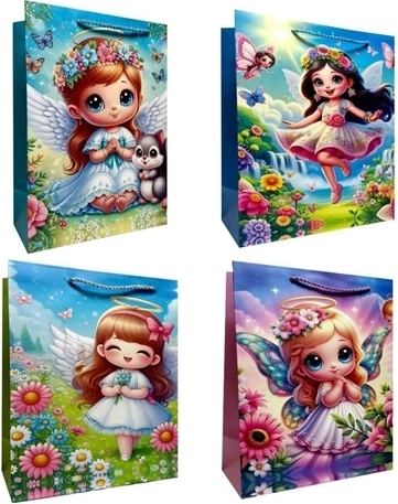 Gift paper bag JP-RZ609C 18 × 23 × 10 cm