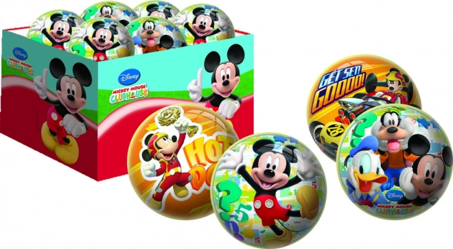 Gumena lopta s motivom Disney Mickey Mouse 15 cm