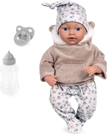 Bayer realistična Reborn lutka s dodacima 38 cm