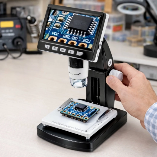 Povećanje do 1000× i precizno ručno fokusiranje