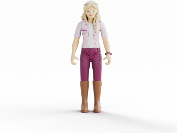 Potpuno pokretna figurica jahačice