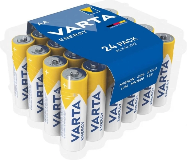 Alkalne AA LR6 olovke baterije 24 kom Varta