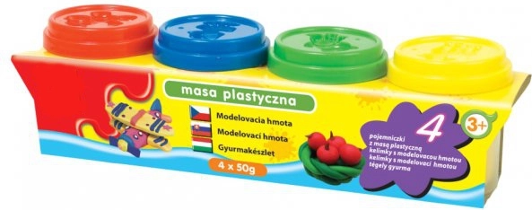 Modelirajuća masa – set od 4 posudice (4 boje)