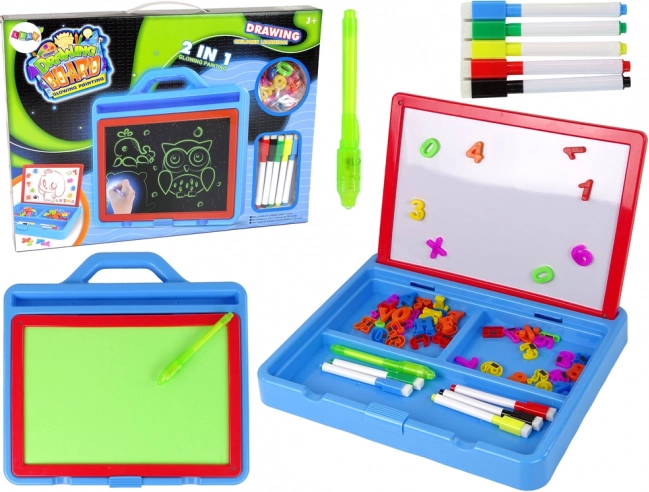 Svjetleća magnetska ploča za crtanje 2-u-1 za djecu