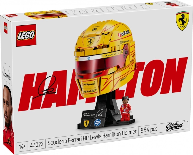 LEGO Editions kaciga Lewisa Hamiltona Scuderia Ferrari HP