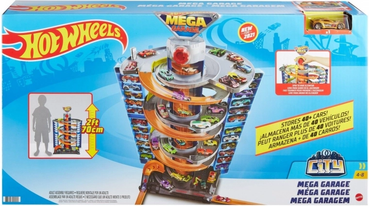 Hot Wheels City uvijena megagaraža