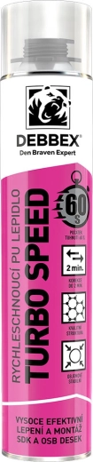 Montažna PU pjena Turbo Speed 750 ml – brzo stvrdnjavajuća