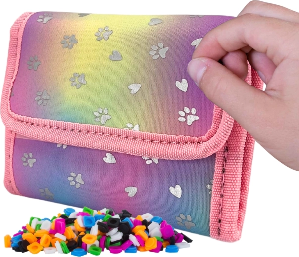 Pixie Crew novčanik enchanted hearts & paws – ružičasti sa srcima i šapama
