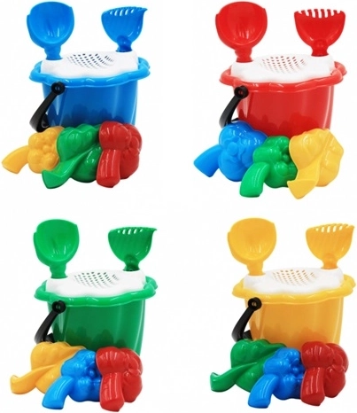 Mini set za pijesak sa sitom i kalupima u obliku voća