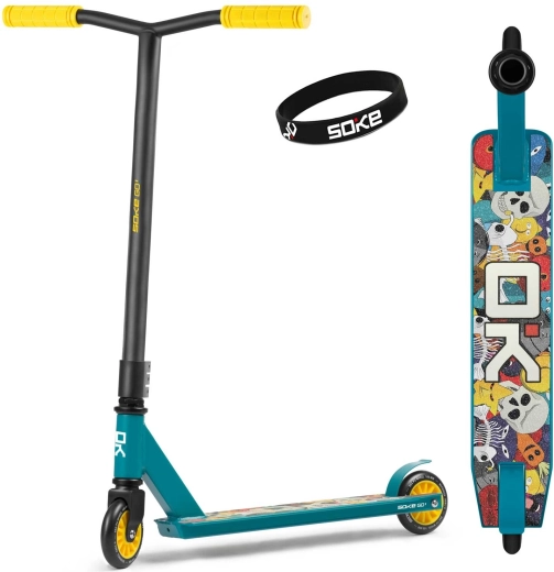 Freestyle romobil Soke Go! žuto-plavi