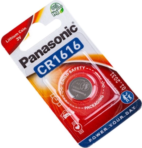 Litijska gumbasta baterija Panasonic CR1616 3 V - 1 komad