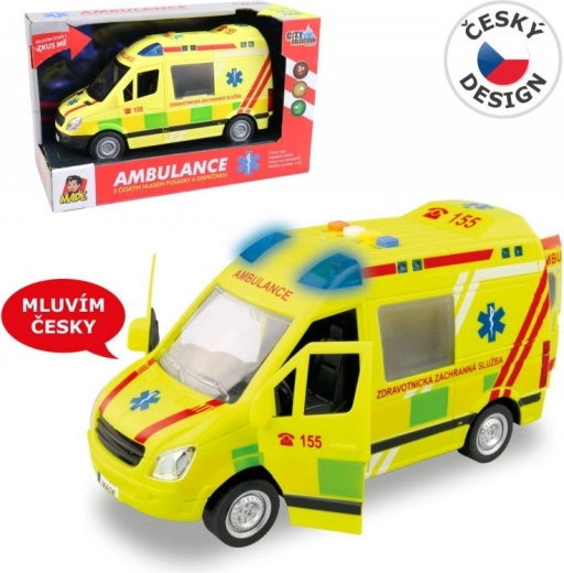 Ambulanta na baterije s češkim glasom 1:16