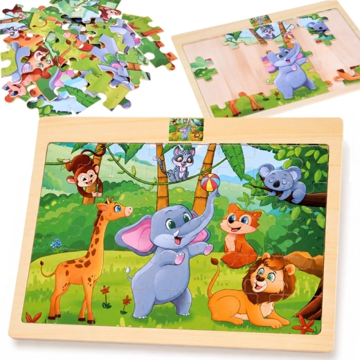 Drvene puzzle divlje životinje 40 dijelova