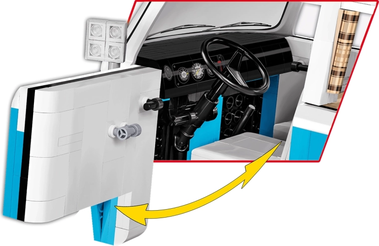 Functional details: opening parts and steering