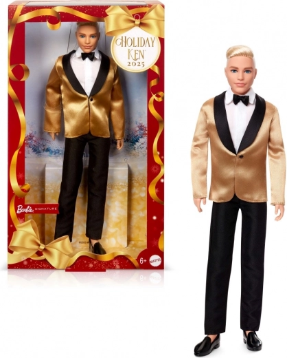 Kolekcionarska lutka BARBIE Ken Holiday 2025