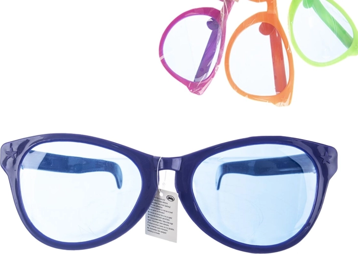 Mega neonske party naočale 25 cm (4 varijante)