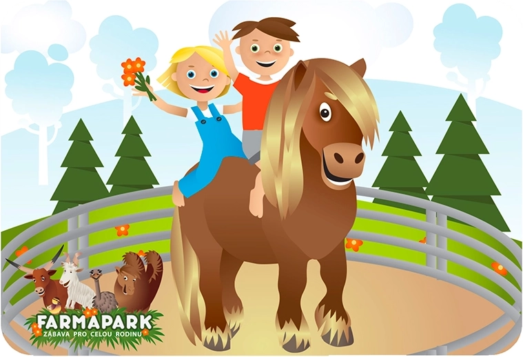 3D Placemat Farm Park Carrot