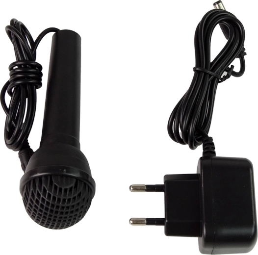 Microphone and music stand for home karaoke
