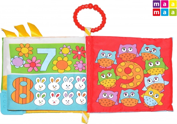 Tkanjena knjižica za bebe 15 × 15 cm