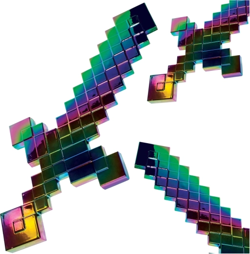 Outletni netheritski mač Minecraft za kostim, 51 cm