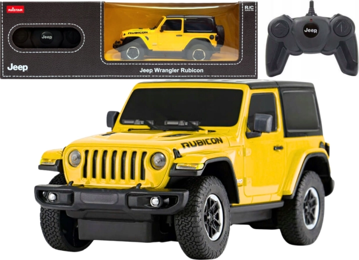 R/C Auto Jeep Wrangler JL Rubicon Žuti 1:24