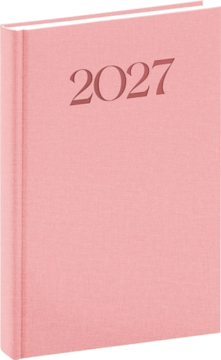 Notique Biella dnevni rokovnik 2027 ružičasti 15 × 21 cm