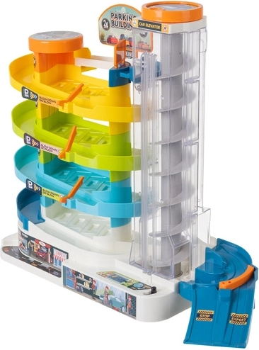 Five levels and a long spiral track
