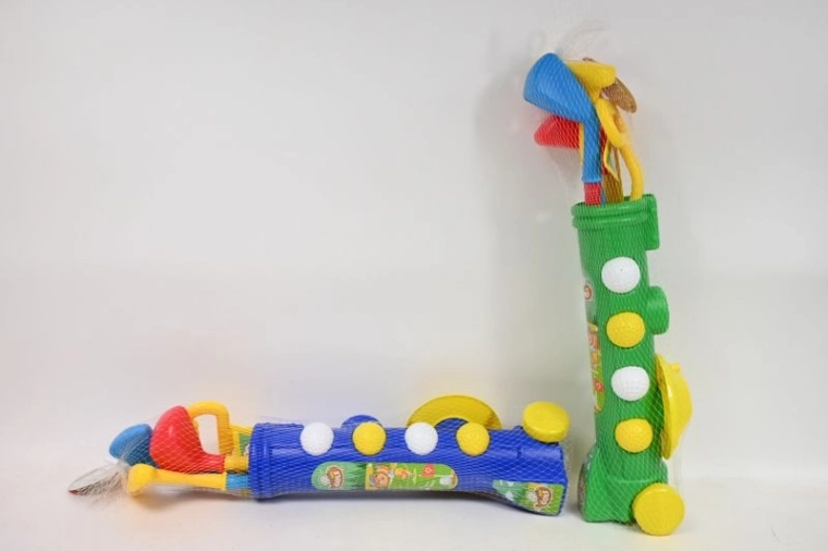 Dječji set za golf s torbom na kotačićima